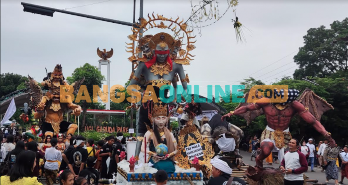 Hari Raya Nyepi 1946 Saka, Umat Hindu di Kediri Gelar Festival Ogoh-ogoh