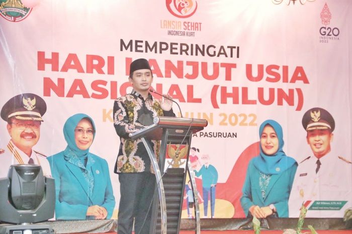 Peringati Hari Lansia 2022, Mas Adi Ingatkan Kesejahteraan Lansia jadi Perhatian Pemkot Pasuruan