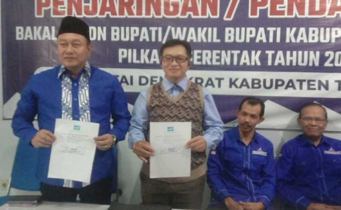 Daftar Bacawabup Trenggalek Lewat Demokrat, Rizky Sembada Optimis dapat Rekom 6 Partai