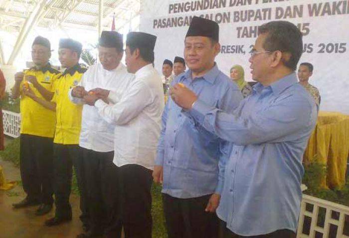 Undian Nomor Urut Cabup-Cawabup Gresik, SQ Dapat Nomor 1, Berkah 2 dan Arjuna 3