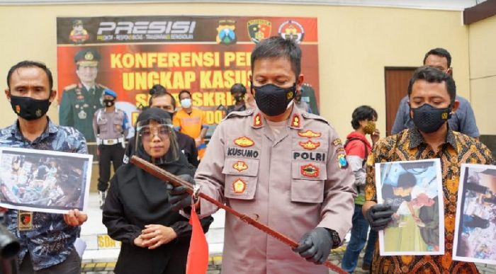 Tak Terima Badan Disenggol, Emosi, Pembeli Pulsa di Sidoarjo Disabet Pedang