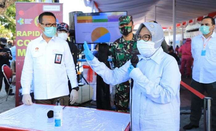 Gelar Rapid dan Swab Test Massal, Pemkot Bersama BIN Keliling Surabaya