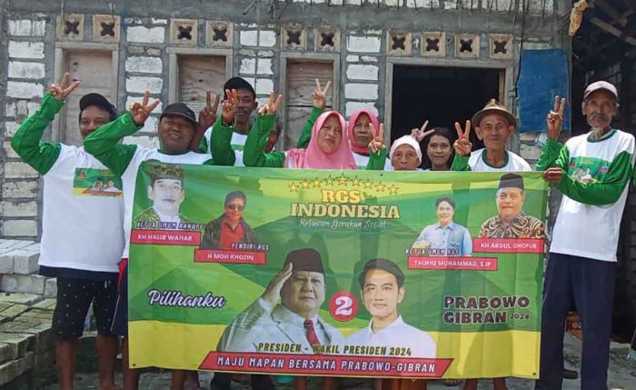 RGS Indonesia Intensifkan Door to Door Menangkan Prabowo-Gibran 58 Persen di Gresik