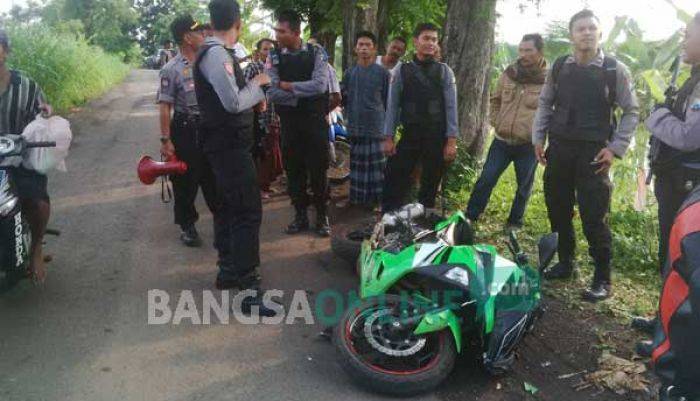 Maling Motor di Probolinggo Kehabisan Bensin, Motor Digeletakkan di Semak-semak