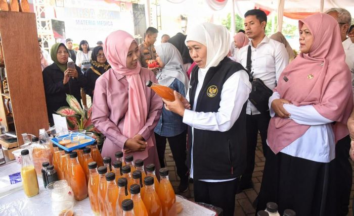 Tinjau Bursa Jamu Materia Medica Batu, Gubernur Khofifah Dorong Produk Herbal UMKM Jatim Go Global