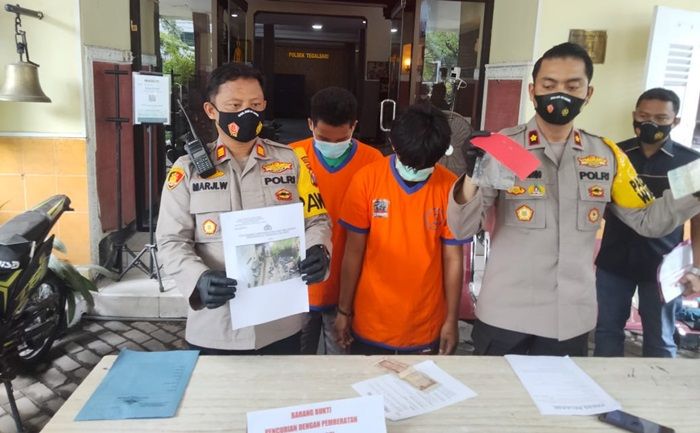 Reskrim Polsek Tegalsari Surabaya Bekuk Komplotan Pencuri Motor Asal Bangkalan, 1 Orang DPO