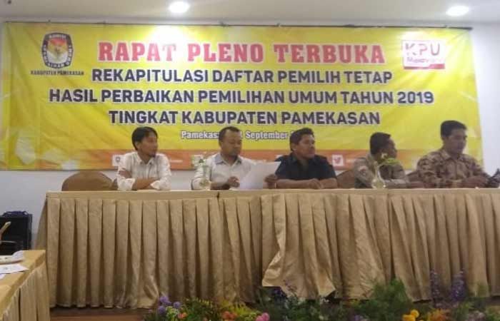 KPU Pamekasan Hapus 583 Data Ganda Pemilu 2019