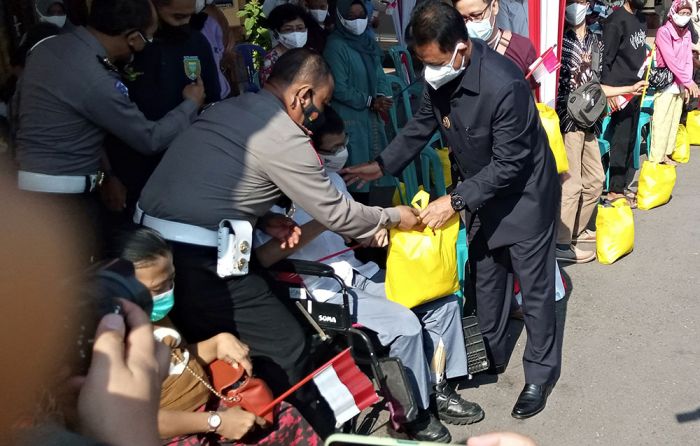 Polres Madiun Kota Gelar Vaksinasi Untuk Penyandang Disabilitas