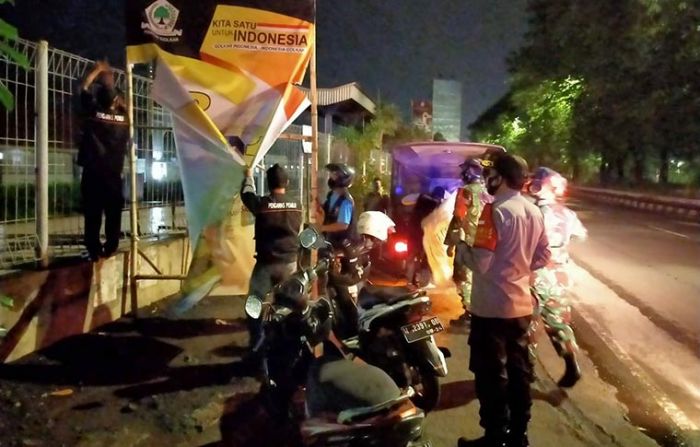 Masa Tenang Pilkada, Polresta Sidoarjo Lakukan Penertiban APK