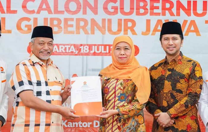 Khofifah-Emil Kantongi Rekom dari PKS untuk Pilgub Jatim 2024