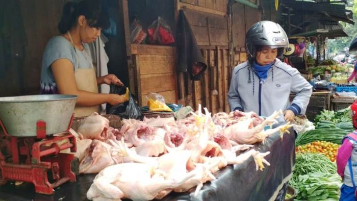 Jelang Ramadan, Harga Daging Ayam Potong di Blitar Meroket