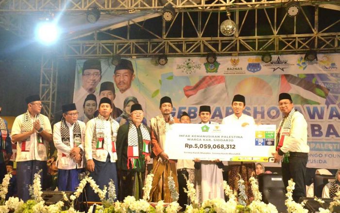 Warga Sidoarjo Galang Dana untuk Palestina Tembus Rp5 Miliar