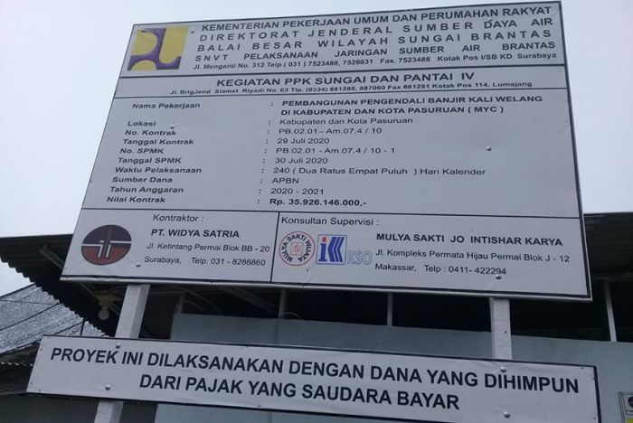 PT. WS Menang Lelang Normalisasi Sungai Welang, Warga Resah, Proyek Asal-asalan