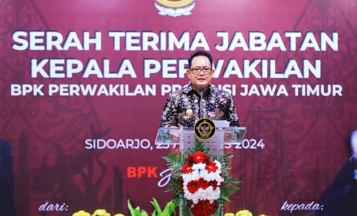 Di Pelantikan Kalan BPK, Adhy Karyono Siap Bersinergi Tingkatkan Pengelolaan Keuangan Pemprov Jatim