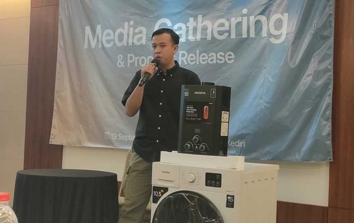 Modena Kenalkan Water Heater dan Mesin Cuci Terbaru di Kediri