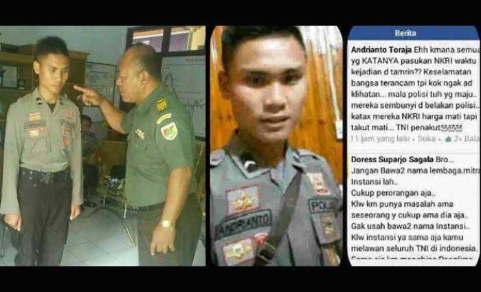 Sindir TNI Penakut dalam Teror Sarinah, Polisi Berpangkat Bripda Dihukum