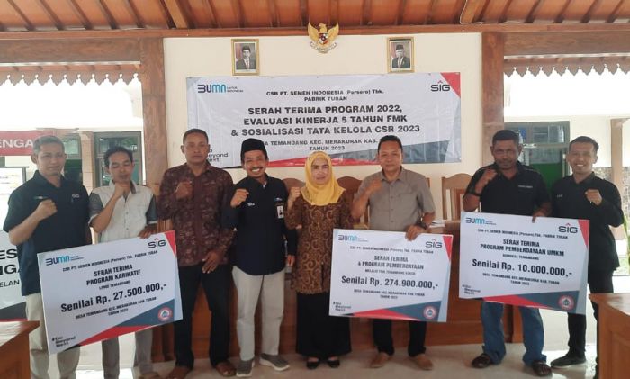 Pemberdayaan Masyarakat Jadi Fokus Utama Program CSR SIG GHoPO Tuban