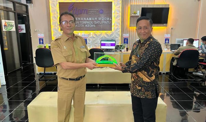 DPMPTSP Kota Kediri Terima Studi Tiru Zona Integritas dari Pemkab Pringsewu