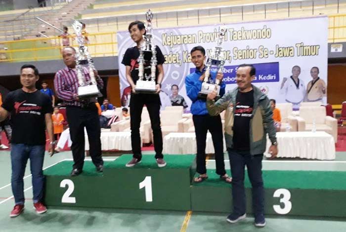 Kejurprov Taekwondo Jatim, Kota Kediri Sabet Pemain Terbaik Sekaligus Juara Umum Pemula