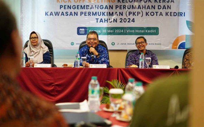 Gelar Kick Off Meeting Pokja PKP, Pemkot Kediri Ingin Wujudkan Pembangunan Layak Huni dan Tertata