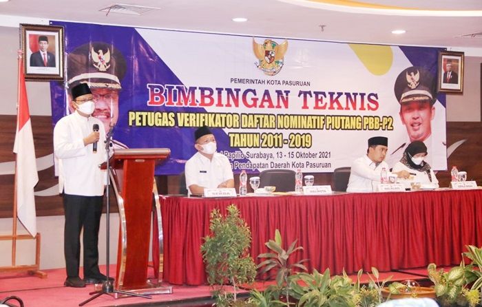 Wali Kota Gus Ipul Buka Bimtek Petugas Verifikator Daftar Nominatif Piutang PBB-P2 Tahun 2011-2019