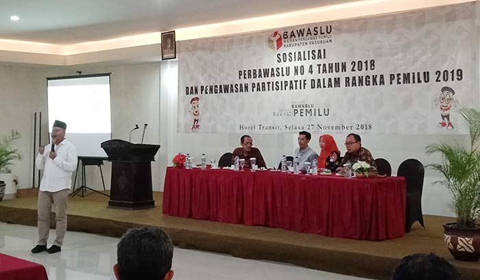 Minimnya Pengawasan, Bawaslu Pasuruan Ajak Masyarakat Awasi Pemilu