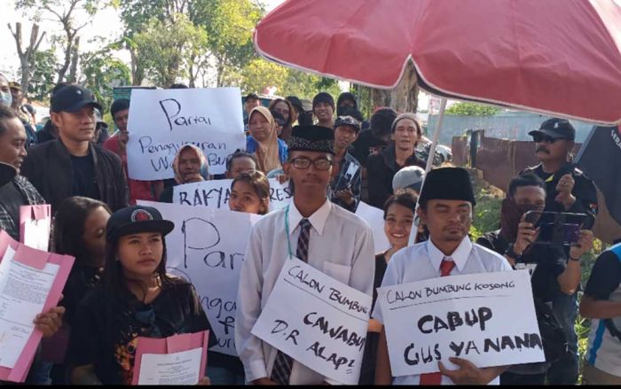 Ikut Demo Dukung Paslon Bumbung Kosong, PDIP Gresik Bakal Panggil Mega Bagus Saputra