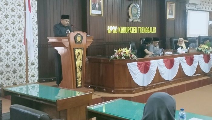 DPRD Trenggalek Gelar Siang Paripurna, Ini Catatan Banggar untuk Raperda 2023