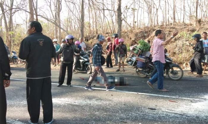 Kecelakaan Motor di Blega Bangkalan, Satu Orang Meninggal Dunia