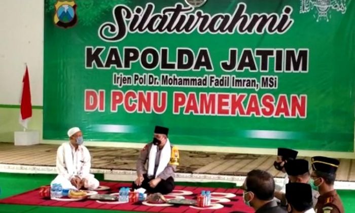 ​Kapolda Jatim Silaturahim ke Kantor PCNU Pamekasan