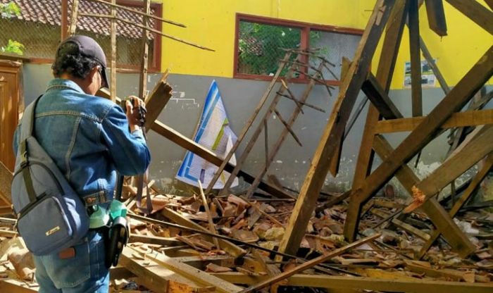 Lagi-lagi Atap Sekolah di Jember Ambruk, Kali ini SDN Selodakon 3