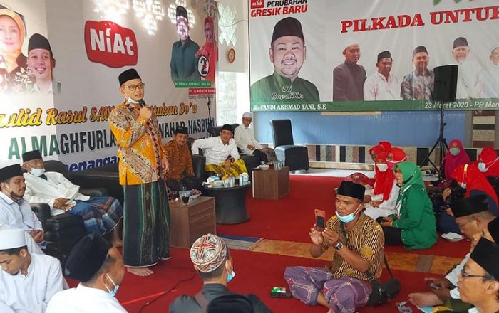 Ketua dan Sekretaris PW Ansor Jatim Siap Menangkan Gus Yani-Bu Min di Pilkada Gresik