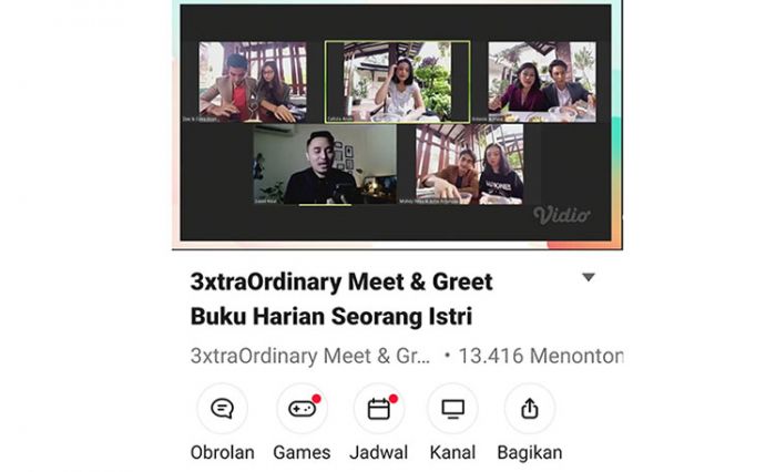 ​Meet and Greet Buku Harian Seorang Istri Capai 13 Ribu Viewers