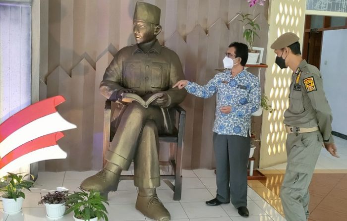 Ada Patung Bung Karno di Balai Kota Kediri