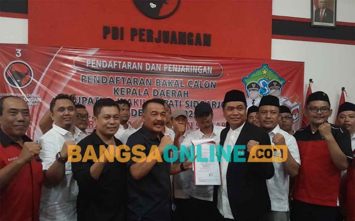 Pilkada 2024, Pengusaha ini Daftar Cabup ke PDIP Sidoarjo