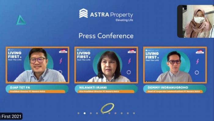 Living First 2021, Astra Property Ajak Audiens Berpikir Positif di Masa Pandemi Covid-19