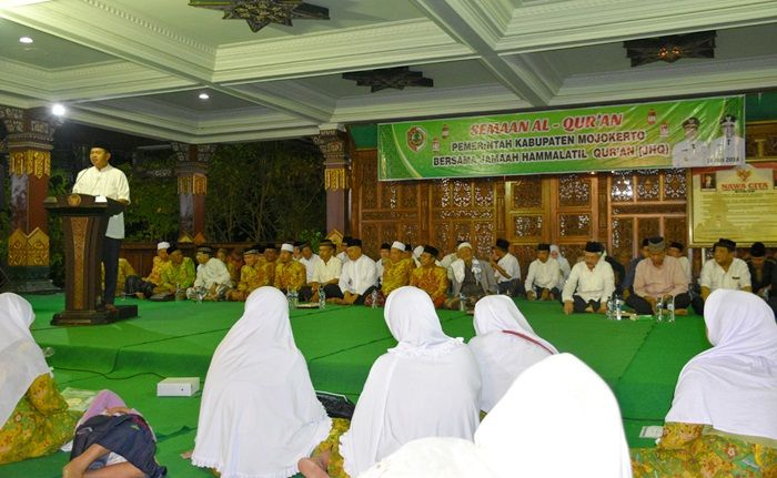 Wabup Mojokerto Hadiri Semaan Quran Jammiyah Hamalatil Quran