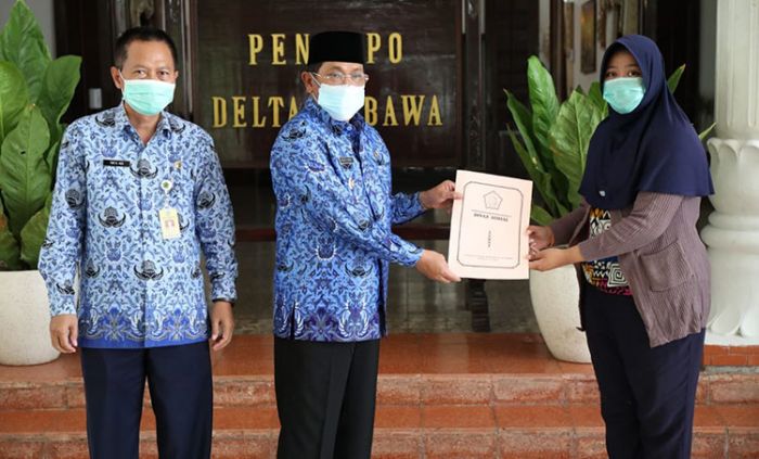 Pemkab Sidoarjo Beri Bansos untuk 502 Penyintas Covid-19