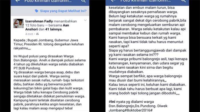 Protes Tak Kunjung Ditanggapi PT SUB, Warga Bikin Surat Terbuka untuk Presiden, Gubernur dan Bupati