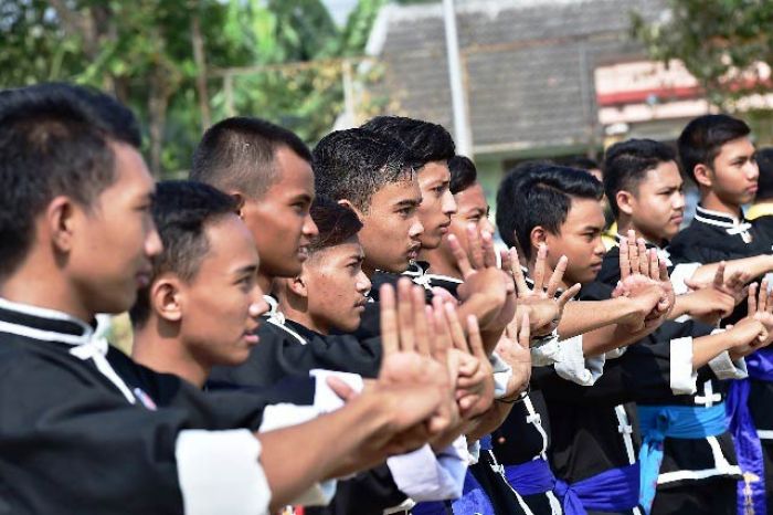 Upacara Hari Kesaktian Pancasila di Lamongan Diikuti 1 Peleton Pendekar Silat