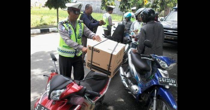 Tekan Kejahatan, Petugas Gabungan di Lamongan Gelar Operasi