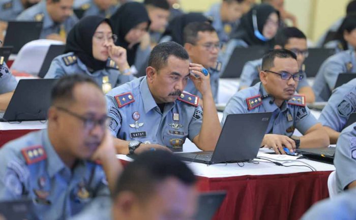 Tingkatkan Kapasitas ASN, Kanwil Kemenkumham Jatim Gelar Uji Kompetensi