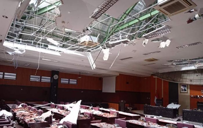 Ikut Terdampak Gempa, Kantor DPRD dan Pemkab Blitar Rusak