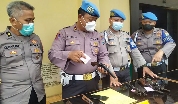 Propam Tarik Tujuh Senjata Api Milik Personel Polres Jombang