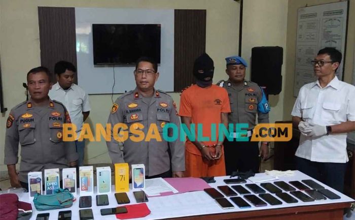 Beraksi di Konser Musik, Maling HP Lintas Kota Ditangkap, Barang Bukti Dikembalikan ke Pemilik