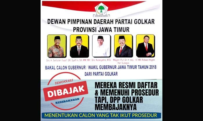 ​‎Kosgoro 1957 Minta DPD Golkar Jatim Tanggung Jawab Kembalikan Uang Pendaftaran Calon