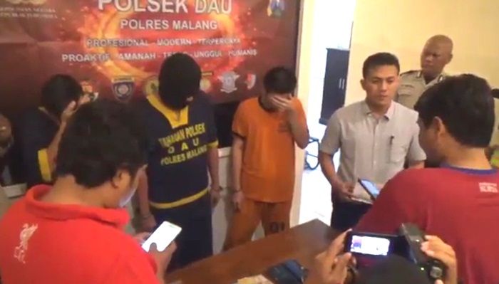 Reskrim ​Polsek Dau Malang Bekuk Komplotan Spesialis Pencuri Isi Mobil 