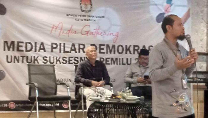 Gelar Media Gathering, Ketua KPU Kota Madiun Sebut Media ialah Pilar Demokrasi