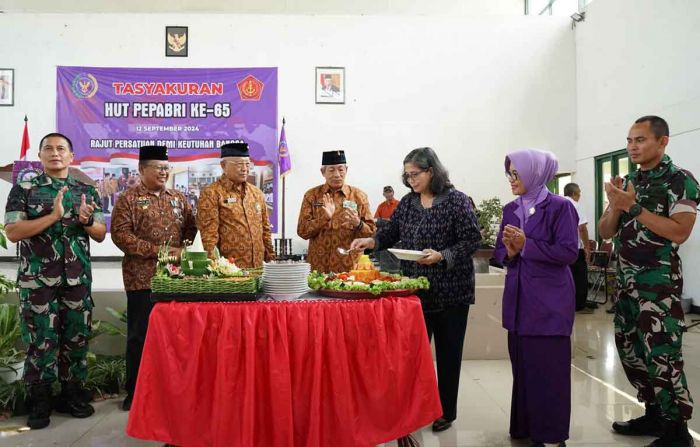 Pj Wali Kota Kediri Hadiri Tasyakuran HUT ke-65 PEPABRI