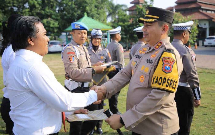 Kapolres Madiun Apresiasi Anggota Berprestasi, Berikut Daftarnya